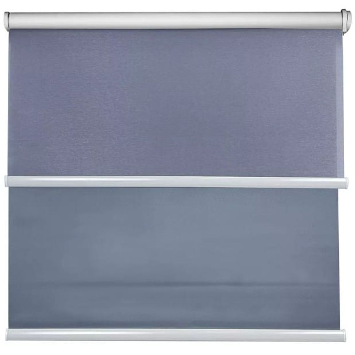 GENERICO - Cortina Roller doble visillo mas black out 140x240 gris