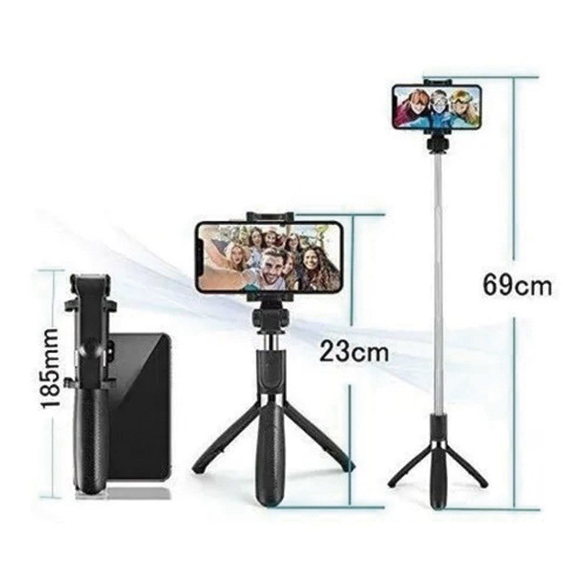 GENERICO - Bastón Monopod Selfie Bluetooth Premiun Tik Tok