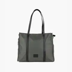 LOUNGE - Cartera De Hombro Mujer Nylon Verde Musgo