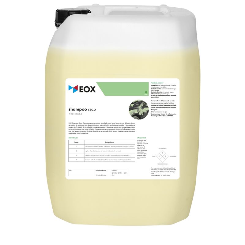 GENERICO - Shampoo Seco Carnauba Eox 22 Litros