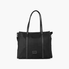 LOUNGE - Cartera De Hombro Notebook Office Nylon Negro