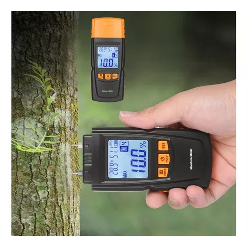 GENERICO - Medidor Digital De Humedad De La Madera Benetech Gm620