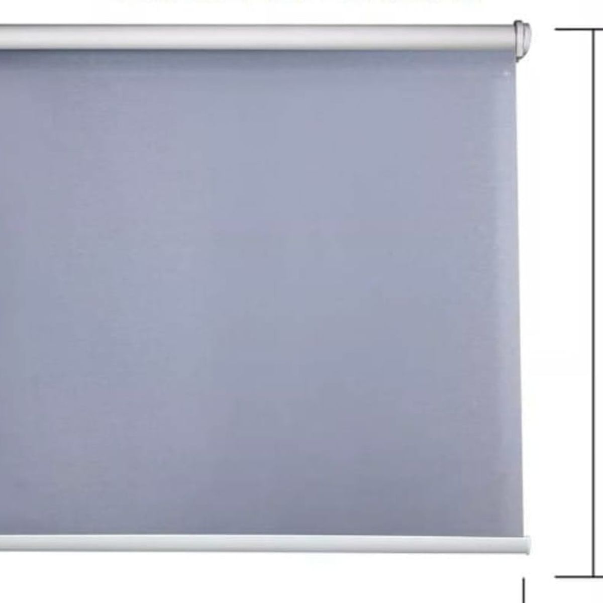 GENERICO - Cortina Roller doble visillo mas black out 150x240 gris