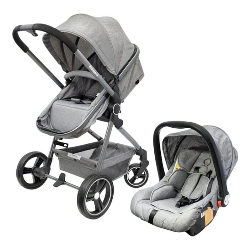 KIDSCOOL - COCHE CUNA CITY TRAVEL GRIS - KIDSCOOL - NB-BS500-GR