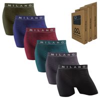 Boxer Para Hombre Tipo Short De Algodon - Sin Costuras - Docena