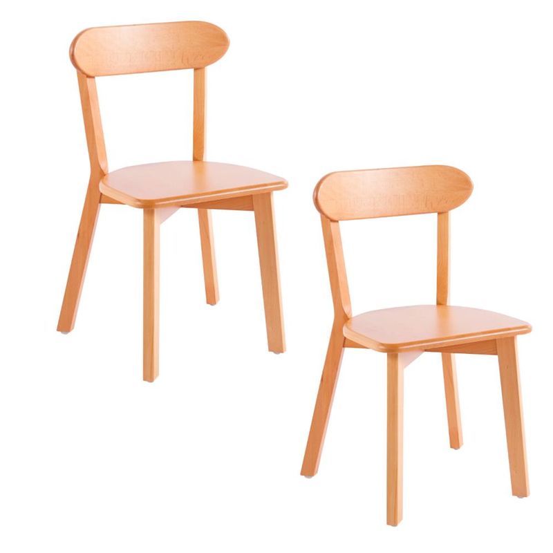 KLIK - Pack de 2 Sillas Fresno de Madera - Natural KLIK