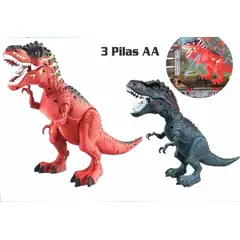 GENERICO - Dinosaurio Musical Juego Diversion Color Rojo