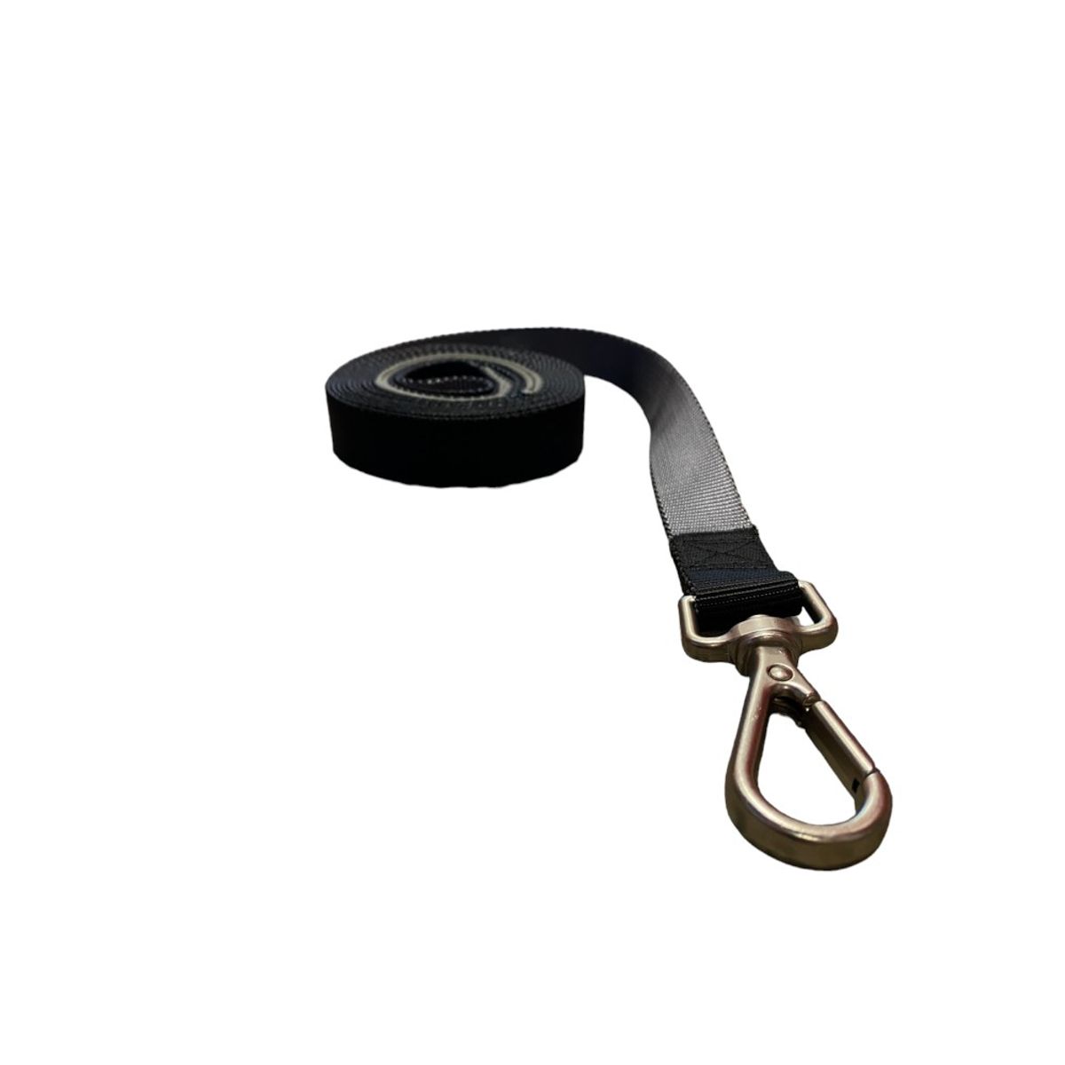 GENERICO - Correa de paseo 6 metros para perros negro y gris