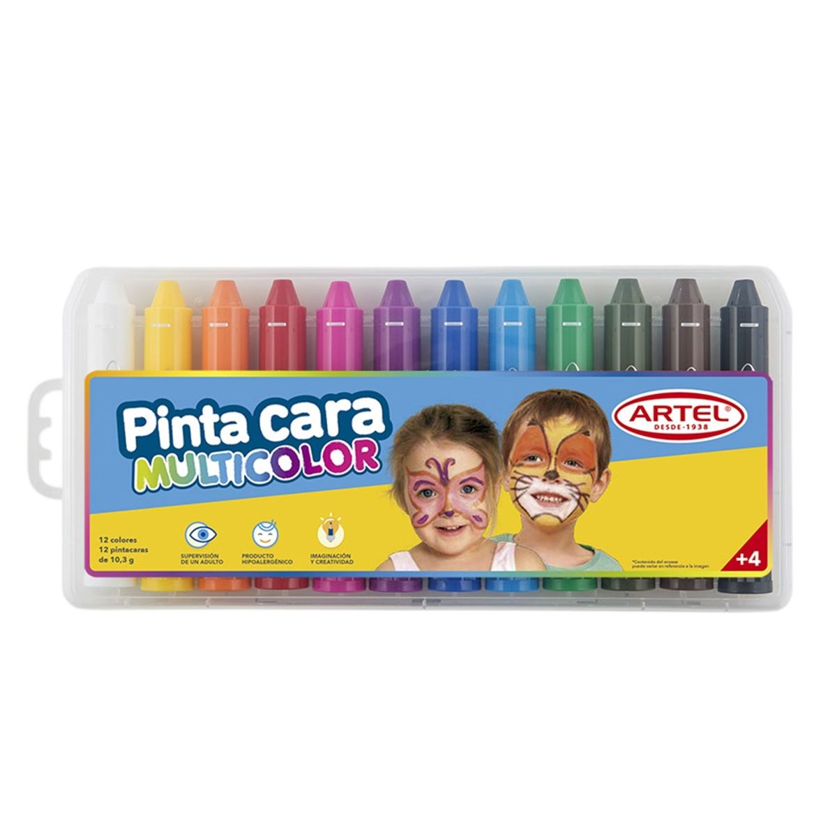 ARTEL - Lápiz Pinta Cara Artel 12 Colores