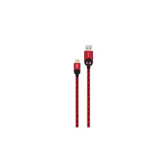 PHILIPS - DLC2608N97 CABLE TRENZADO LIGHTNING ROJO - Rojo