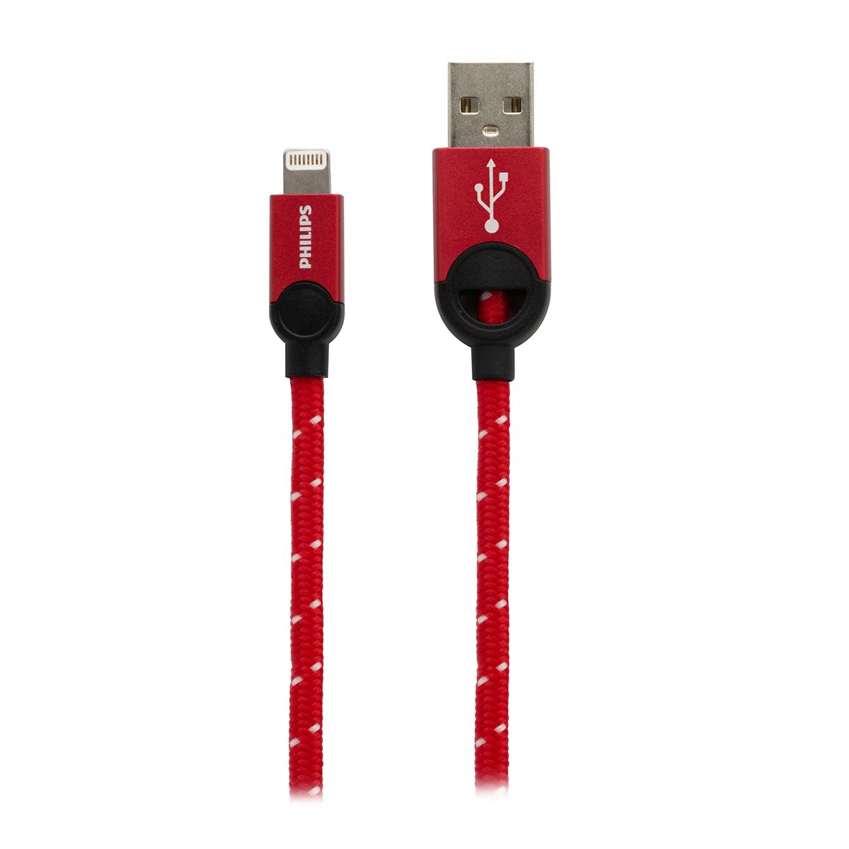 PHILIPS - DLC2608N/97 CABLE TRENZADO LIGHTNING ROJO