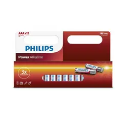 PHILIPS - BLISTER 12 UNIDADES PILA ALCALINA AAA