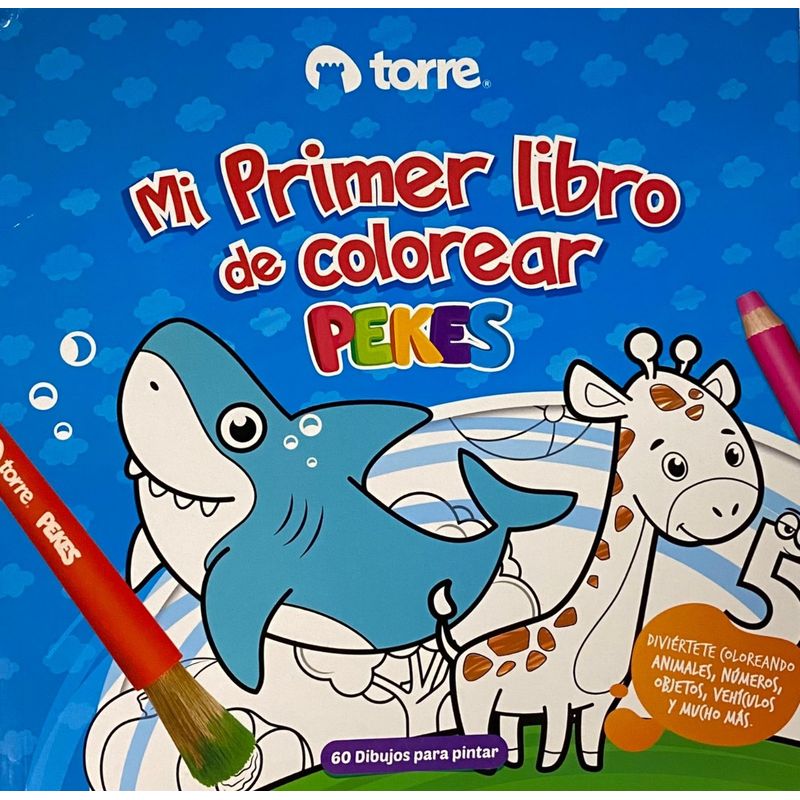 TOP10BOOKS - MI PRIMER LIBRO PARA COLOREAR PEKES TORRE