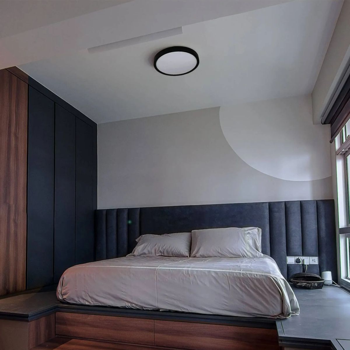 LED STUDIO - PLAFÓN SOBREPUESTO LED STUDIO REDONDO 24W LUZ CÁLIDA A FRÍA (CCT) Ø30x2.5CM