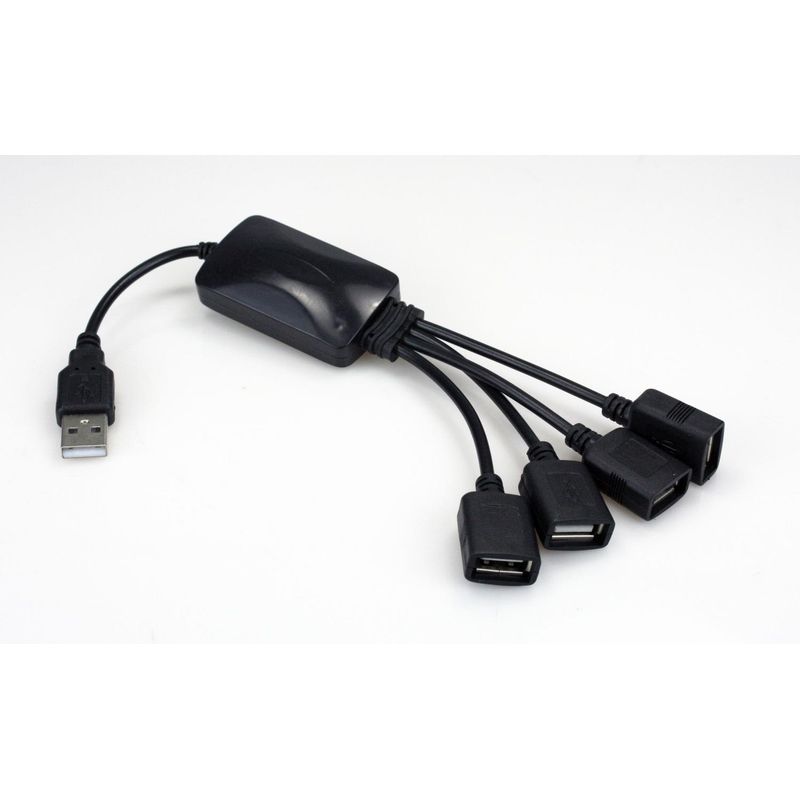 XTECH - Hub USB XTC-320 2.0 480 Mbit/s Negro