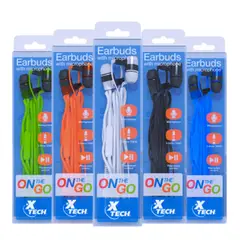XTECH - Pack 10 Audífonos In-ear XTG-235 Alámbrico Colores variados