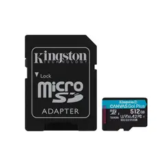 KINGSTON - Memoria Flash Canvas Go! Plus 512 GB MicroSD UHS-I Clase 10