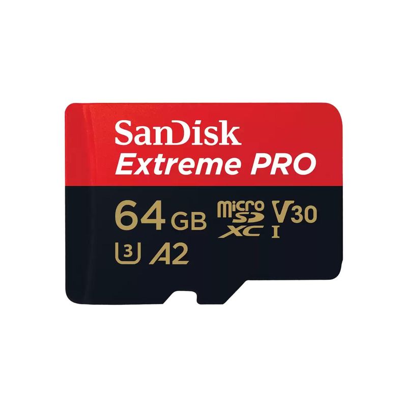 SANDISK - Memoria Flash Extreme PRO 64 GB MicroSDXC UHS-I Clase 10