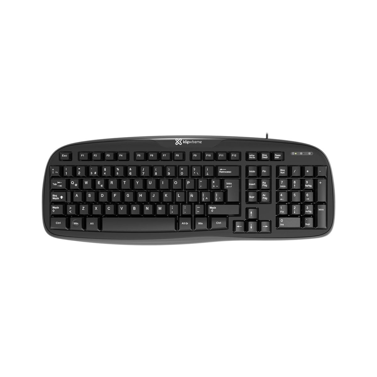KLIP XTREME - Teclado USB Esencial Klip Xtreme KKS-050S Negro