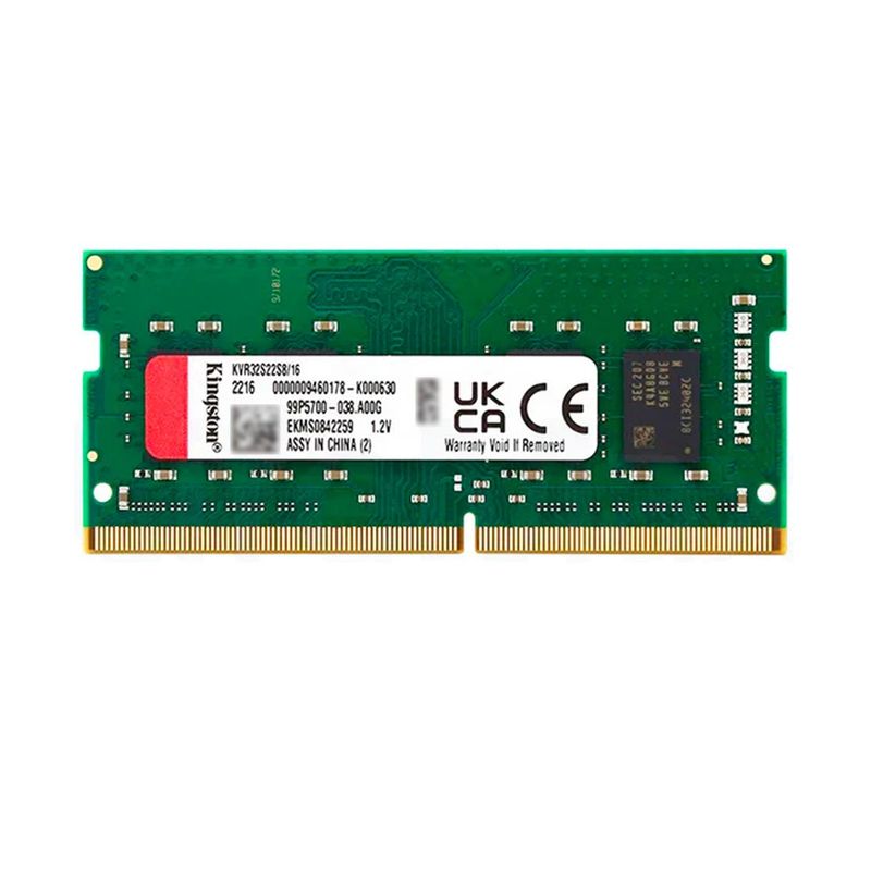 KINGSTON - Memoria RAM ValueRam KVR32S22S8/16 16 GB DDR4 3200 MHz