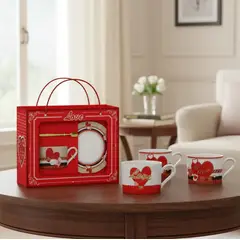 GENERICO - Set Tazón Y Cuchara Regalo Día De Los Enamorados