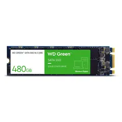 WESTERN DIGITAL - Disco Estado Sólido Interno WD Green WDS480G3G0B 480GB M.2