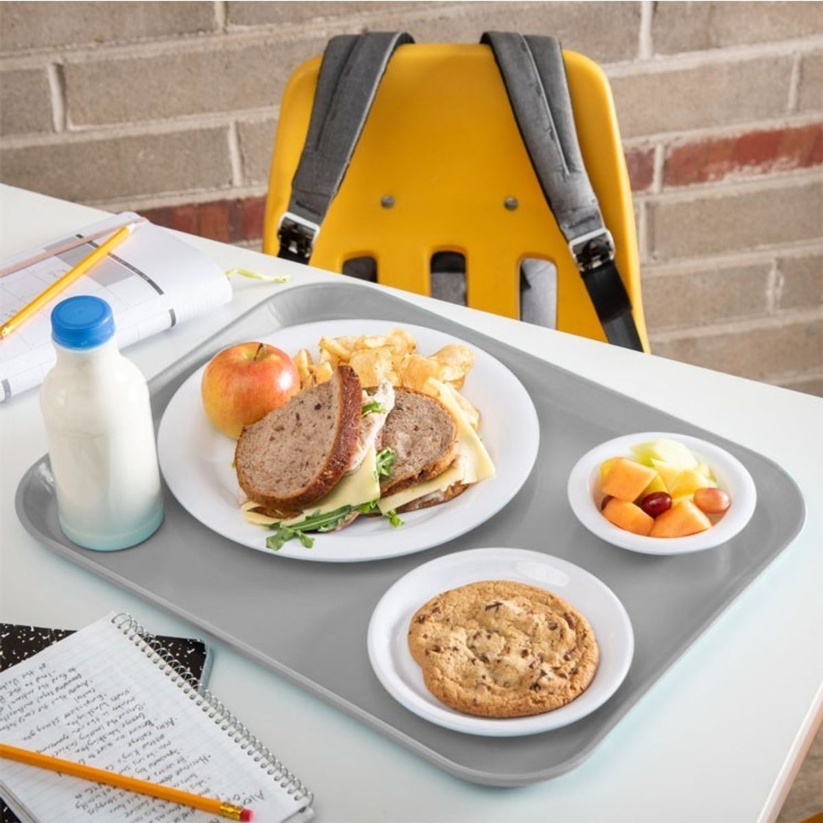 GENERICO - BANDEJA SERVICIO COLOR GRIS IMAHE