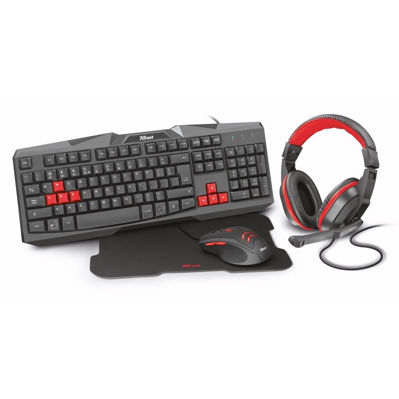 TRUST - Kit Trust Gaming Bundle 4 en 1 ZIVA