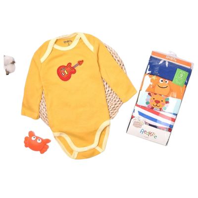 Imagen 2 del producto Pack 5 Bodys Niño Algodón Manga Larga Surtido