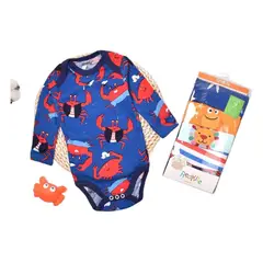 REDKITE - Pack 5 Bodys Niño Algodón Manga Larga Surtido