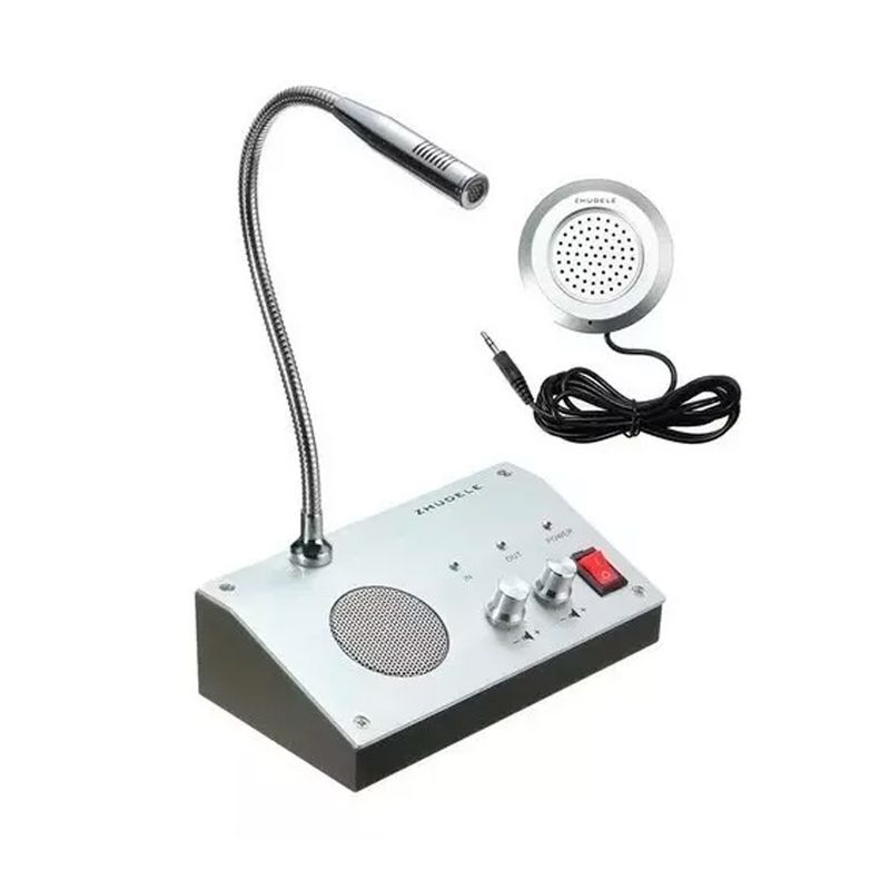 GENERICO - Intercomunicador Microfono Citófono Parlante Tipo Caja 72102