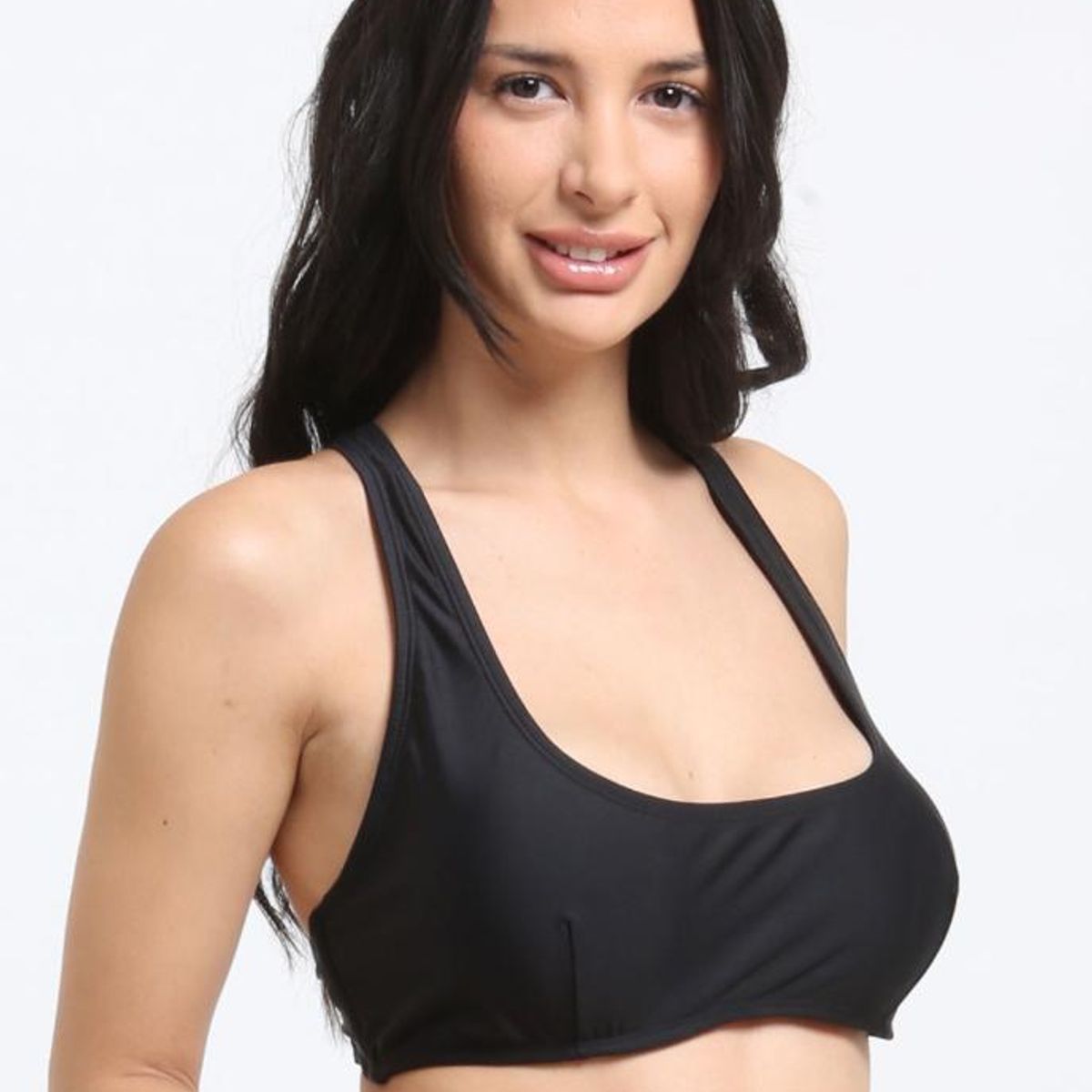 SAMIA - Bikini básico copa C negro - Negro