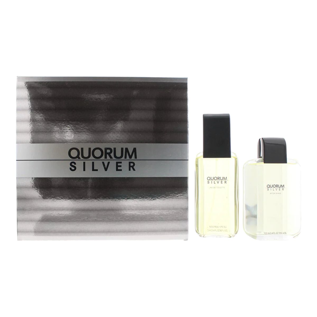 ANTONIO PUIG - Antonio Puig Quorum Silver Set Edt 100ml  As 100ml.