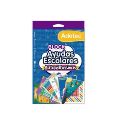 ADETEC - Block De Stickers Mix Ayudas Escolares 6 hojas