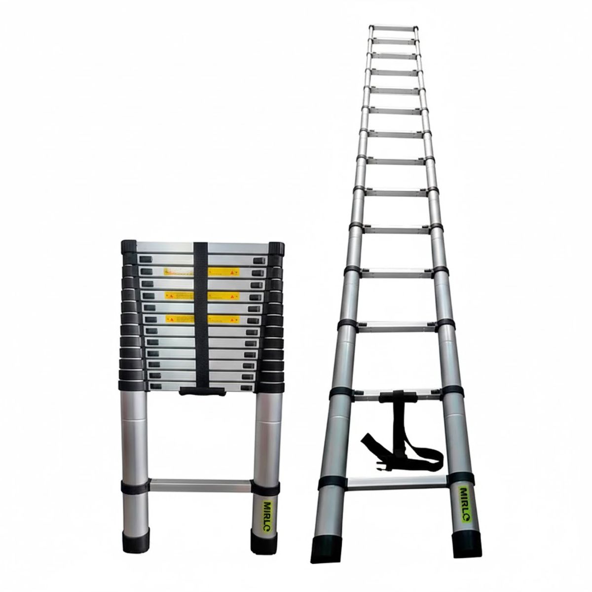 GENERICO - Escalera Telescópica De Aluminio 3.2 Metros