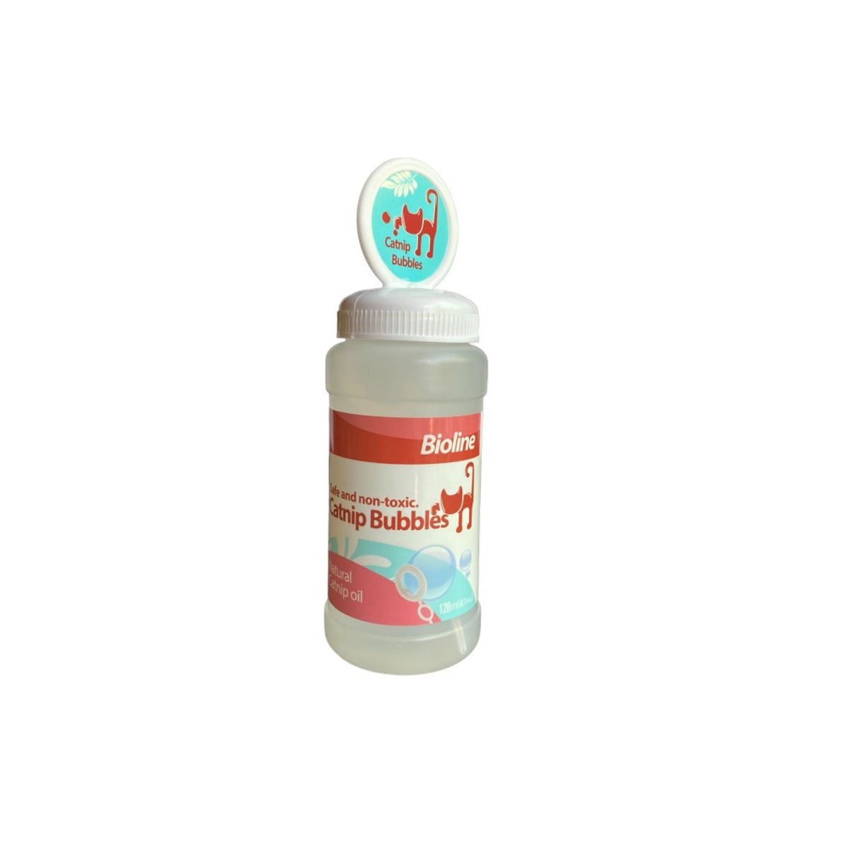 BIOLINE - Catnip Burbujas 120 ml para gato