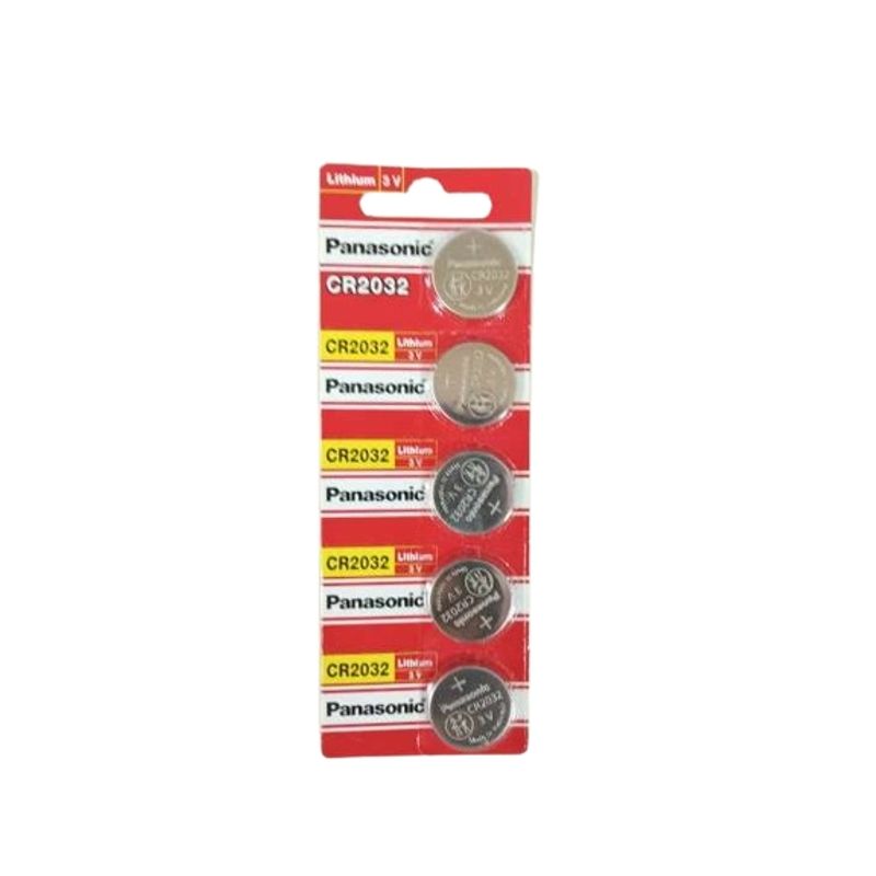 GENERICO - Pack 5 pilas panasonic Cr2032 [T203]