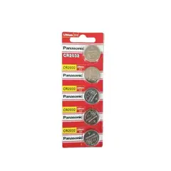GENERICO - Pack 5 pilas panasonic Cr2032 [T203]