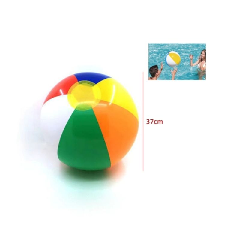 GENERICO - Pelota Inflable De Playa  Y Diseños Surtidos 37CM 12 Unid
