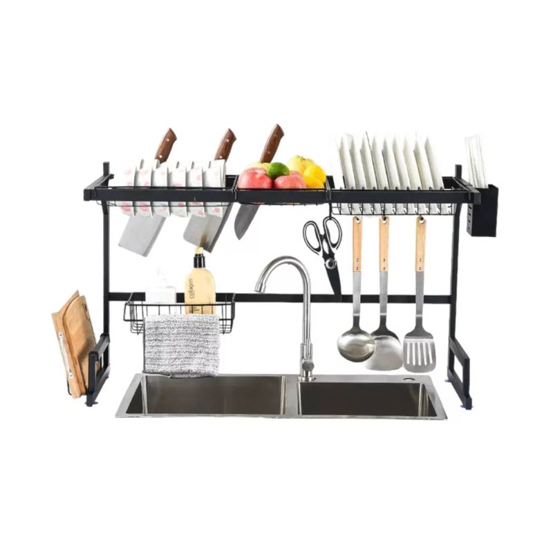 GENERICO - Secaplatos Escurridor Loza Secador Platos Acero Inoxidable 85cm