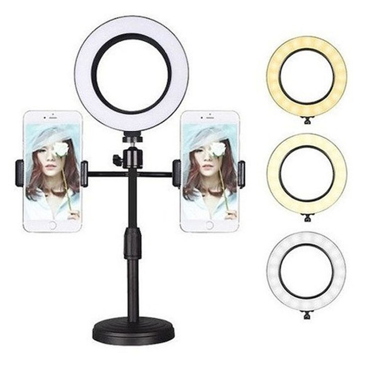 GENERICO - Soporte celular cxb -160a aro de luz led 6 [T193]