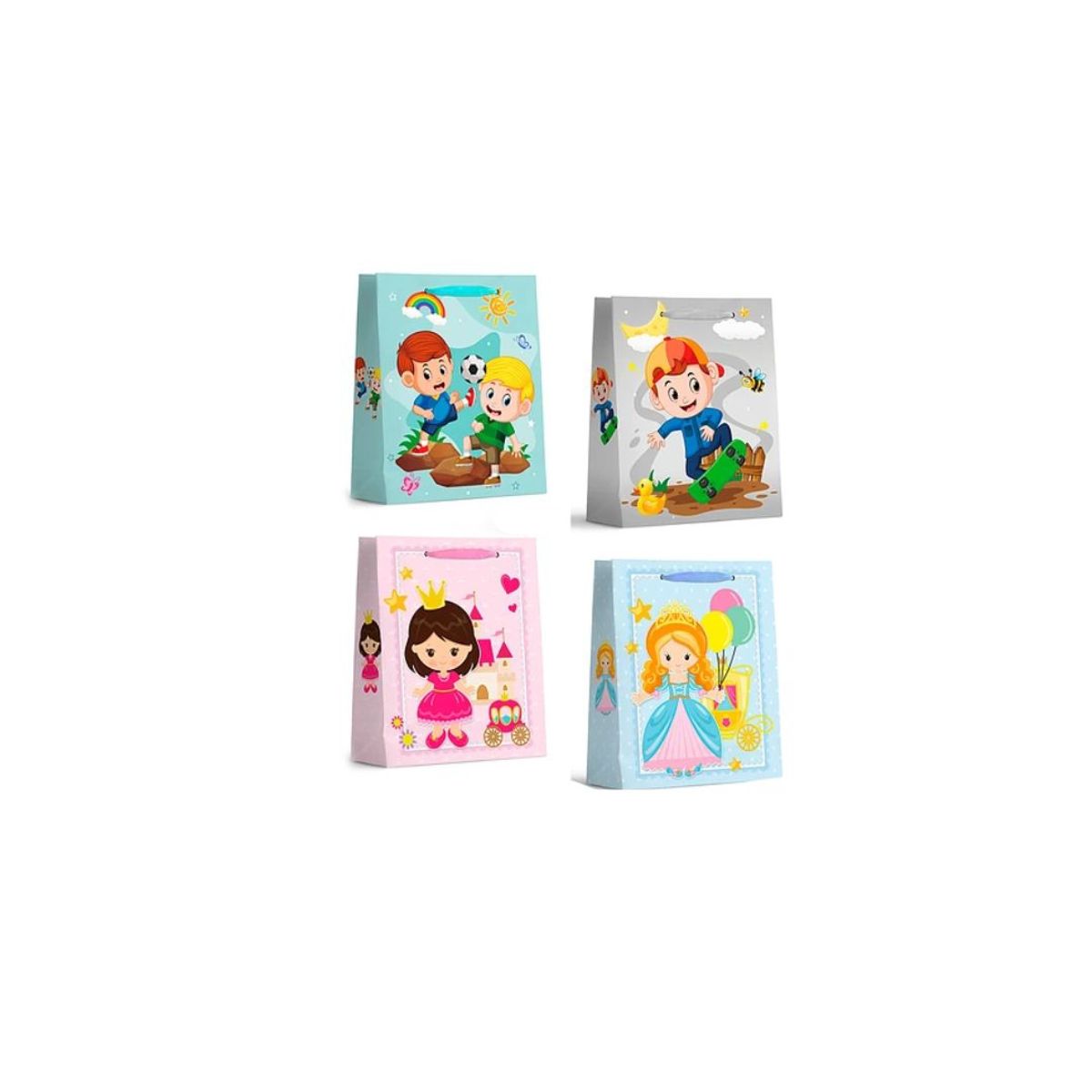 GENERICO - Bolsa De Regalo Dibujo Animado  Diseño Aleatorio 10x26x32cm