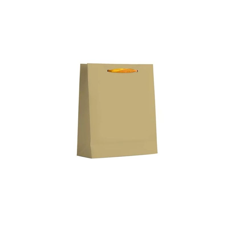 GENERICO - Bolsa De Regalo Dorada 12x31x40cm