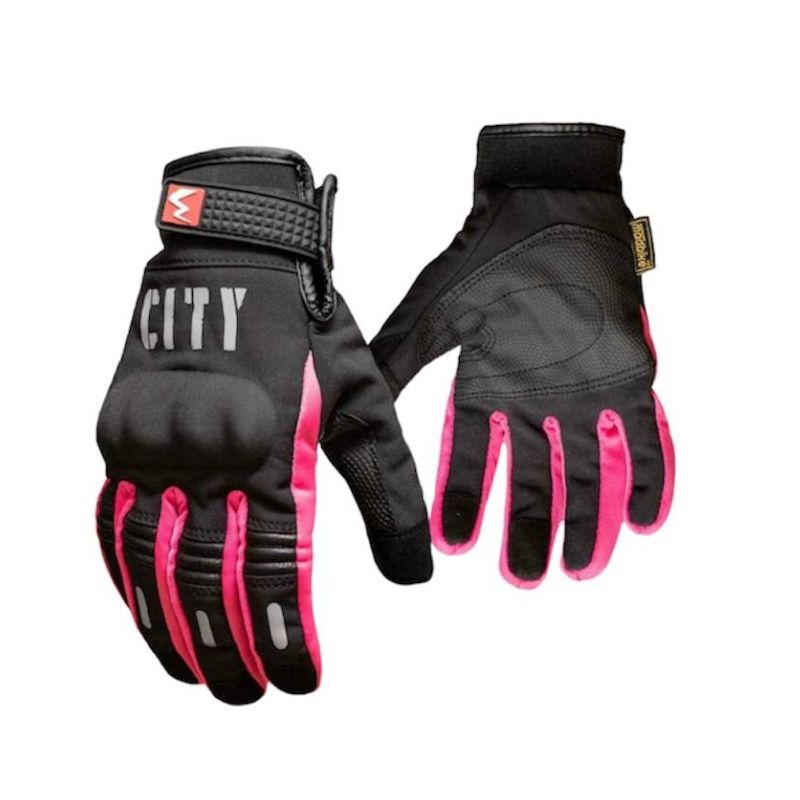 MADBIKE - Guante para moto madbike city rosa - talla M