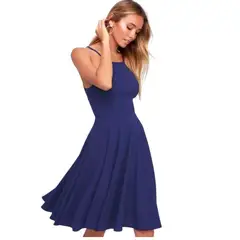 LUNA - Vestido Mujer Fiesta Elasticado Modelo 2406 Fiesta.-