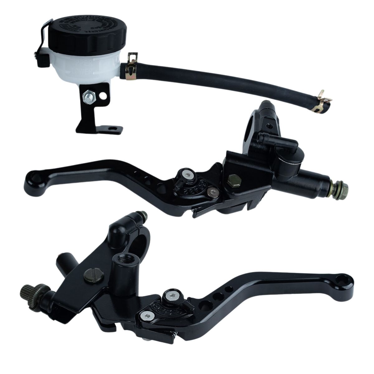 GENERICO - Manillas Regulables Con Deposito Liquido De Frenos