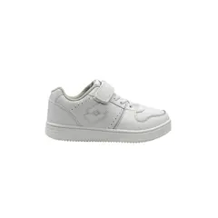 LOTTO - Zapatilla Escolar Niño - BTS Basket Blanco