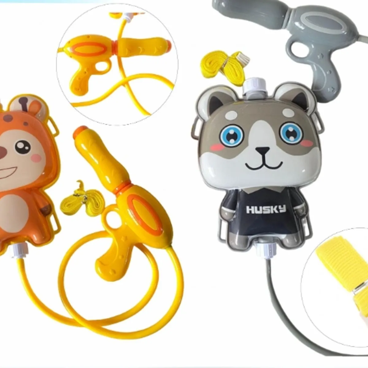 GENERICO - Mochila Con Pistola De Agua Diseño Jirafa