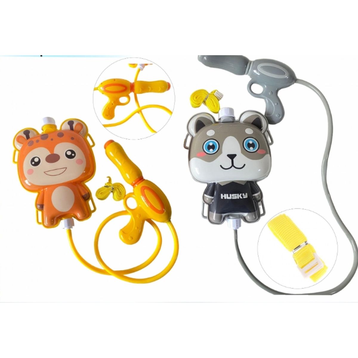 GENERICO - Mochila Con Pistola De Agua Diseño Jirafa