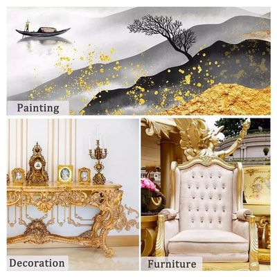 Imagen 2 del producto 100 Hojas Laminas Pan De Oro 14*14cm Para Decoración